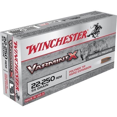WINCHESTER VARMINT X 22-250 REM 55 GR