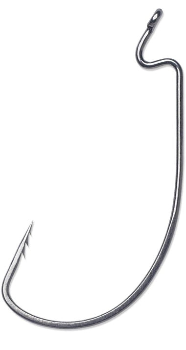 VMC Fastgrip Wide Gap Worm Hook 5/0 Black Nickel 9 pk