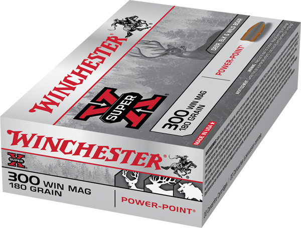 WINCHESTER SUPER X 300 WINMAG 180 GR POWER-POINT