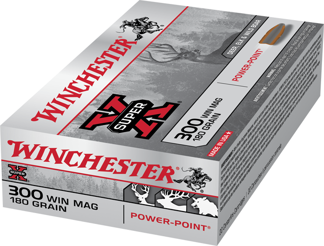 WINCHESTER SUPER X 300 WINMAG 180 GR POWER-POINT