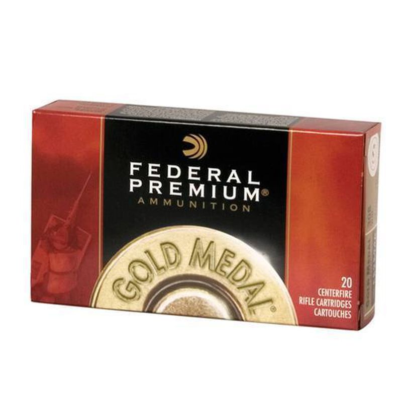 Federal Gold Medal Match .308 Winchester Ammunition 20 Rounds 175 Grain Sierra MatchKing BTHP 2600 f