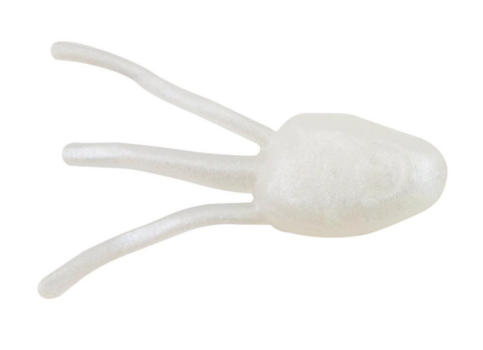 gulp minnow head pearl white