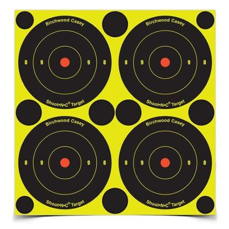 Birchwood Casey Targets 3in. Shoot-N-C Round Bullseye Product Info-High Falls Outfitters