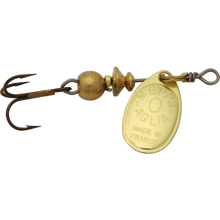 Mepps B3-RB Aglia In-Line Spinner -3 1-4oz Plain Rainbow