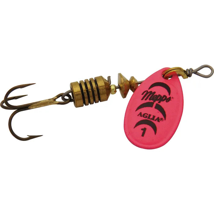 Mepps B3-RB Aglia In-Line Spinner -3 1-4oz Plain Rainbow