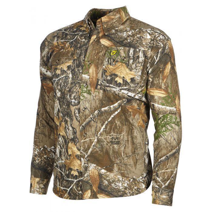 SHIELD SERIES FUSED COTTON BUTTON UP SHIRT