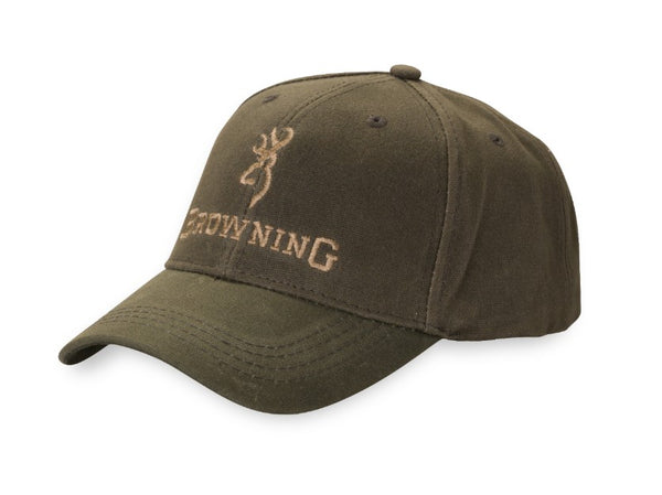 BROWNING WAX SOLID OLIVE HAT