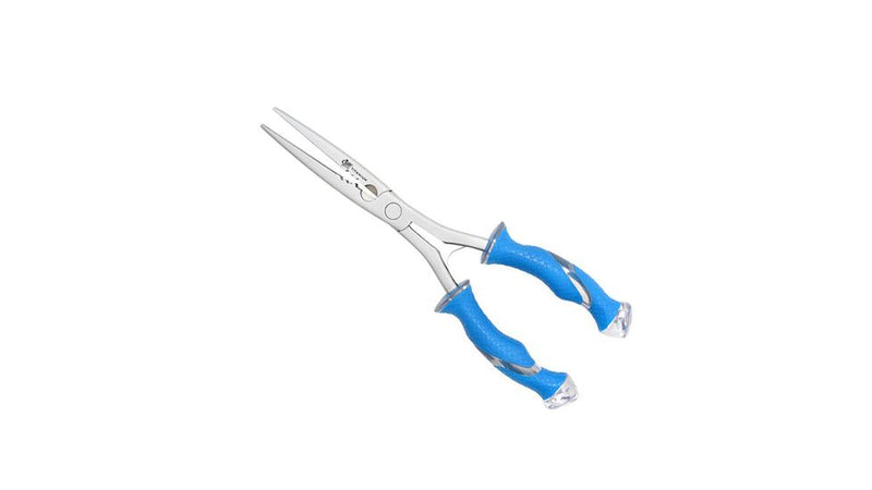 Cuda 10.25" Titanium Bonded Stainless Steel Freshwater Long needle Nose Pliers - Integrated Crimper