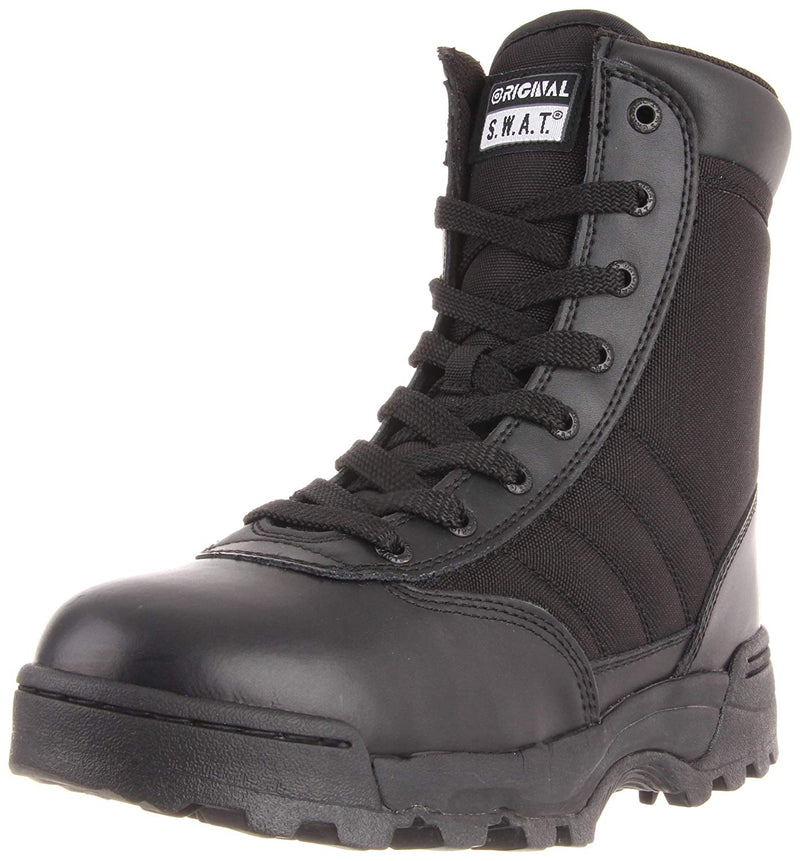ORIGINAL SWAT - CLASSIC 9" SAFETY - SIDE-ZIP (WOMENS) BOOTS BLACK