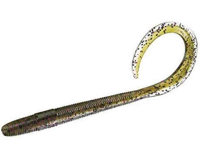 13 Fishing Big Squirm Ribbon Tail Worm 10"