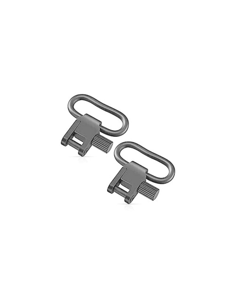 HQ Outfitters Quick Detach Sling Swivels, 1.25″ Black