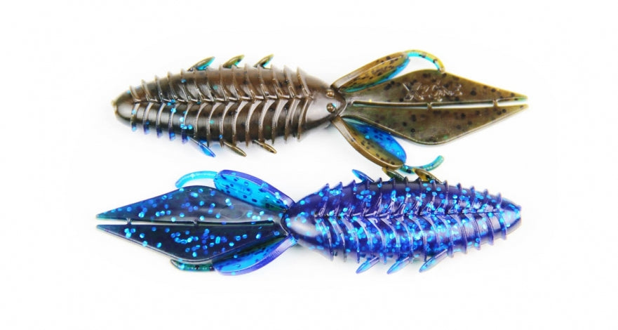 X Zone Adrenaline Bug 4 inch Soft Plastic Creature Bait 8 pack