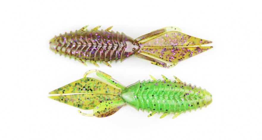 X Zone Adrenaline Bug 4 inch Soft Plastic Creature Bait 8 pack