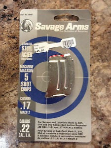 SAVAGE - MARK II STAINLESS 5 SHOT MAGAZINE-High Falls Outfitters