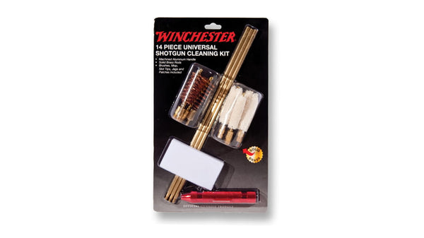 Winchester 14 Piece Universal Shotgun Cleaning Kit in Re-usable Clamshell
