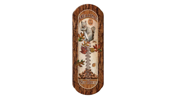 Rivers Edge Tin Thermometer - Welcome Nut House