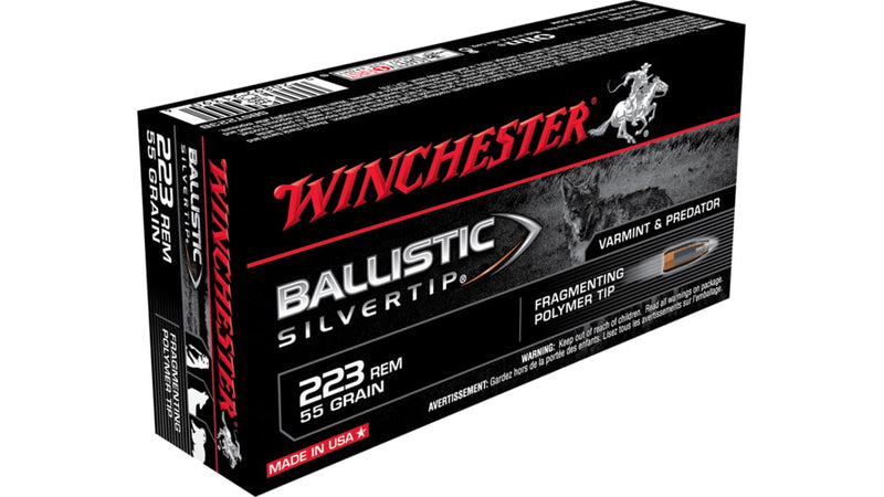 Winchester Supreme 223 Rem 55 GR Supreme Ballistic Silvertip SBS 20rds