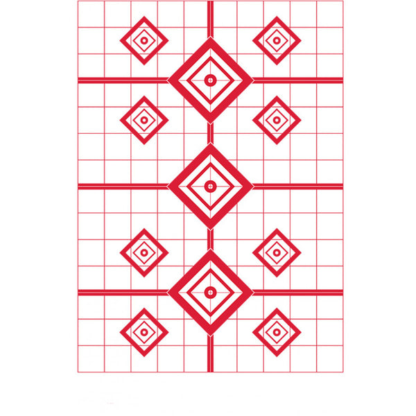 Pro-Shot 200 Yard Rifle Sight in Target 23" X 35" -5/ct (Red)