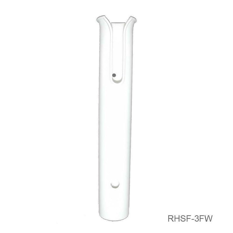 T-H Marine RHSF3WDP - White Vertical Side Mount Rod Holder