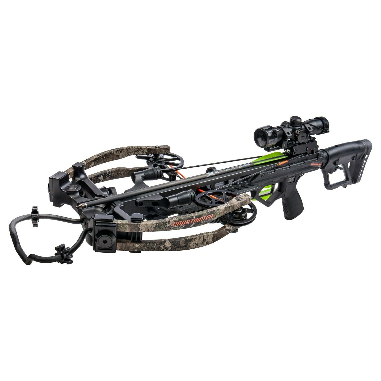 Bear Archery BearX Constrictor CDX Crossbow RTH Package 410 FPS Strata Camo