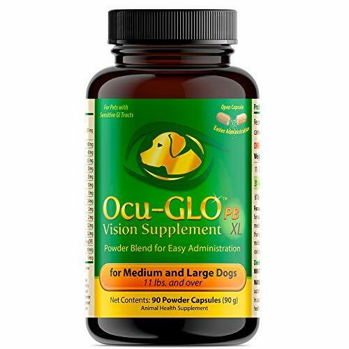 Animal Necessity Ocu-GLO Powder Blend Vision Medium & Large Dog Supplement, 90 Count