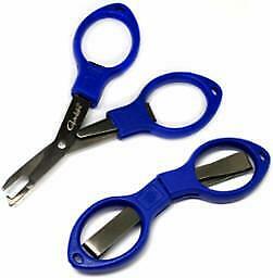 Gamakatsu Folding Braid Scissors with Split Ring Plier