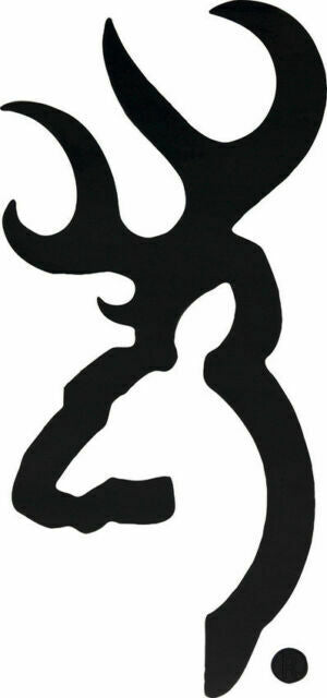 BROWNING STICKER 4' - BLACK