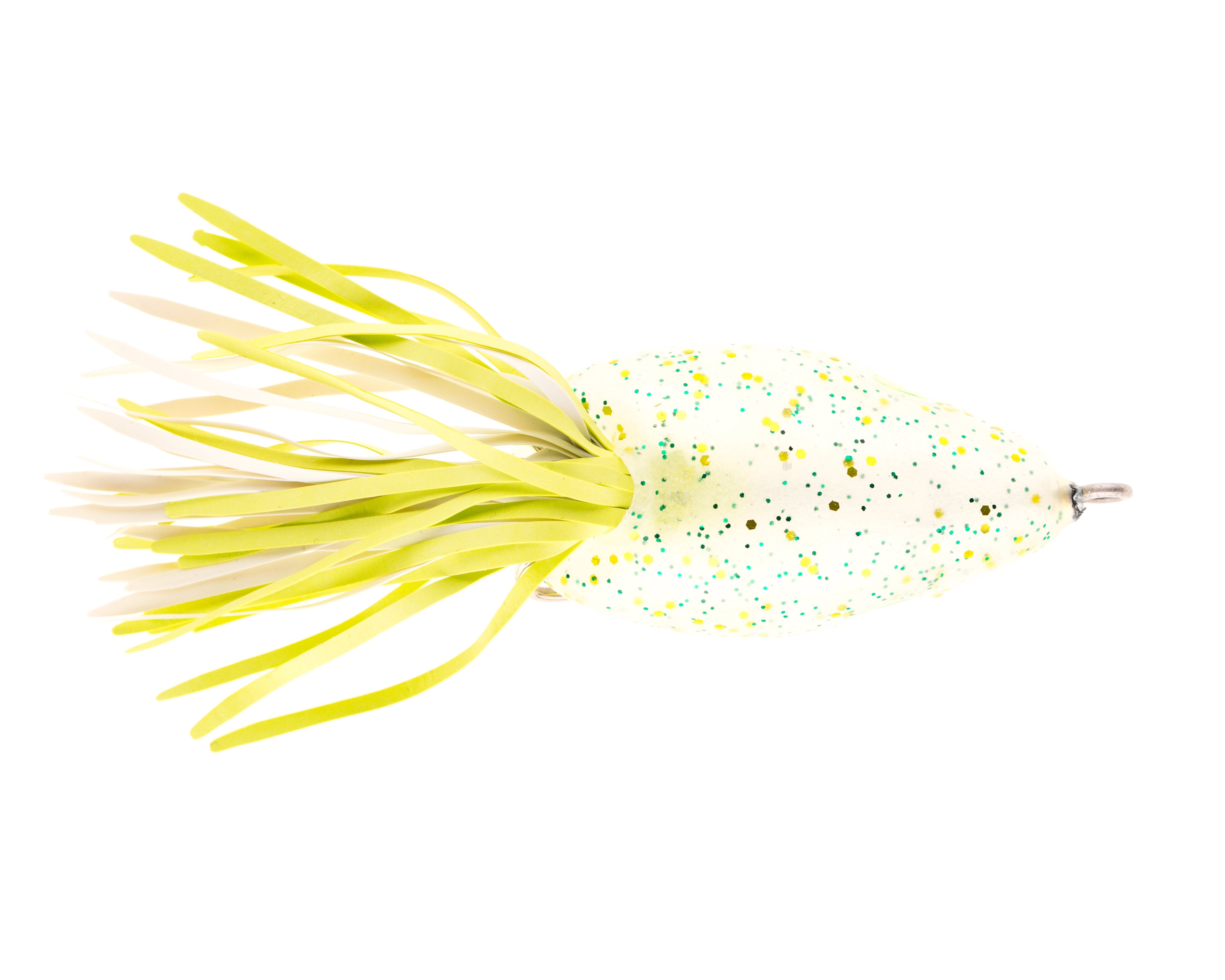 Clear w/Gold  and Green Glitter