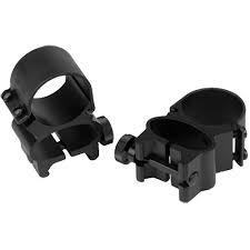 WEAVER 49523 SEE-THRU DET. SCOPE RINGS 1" MATTE