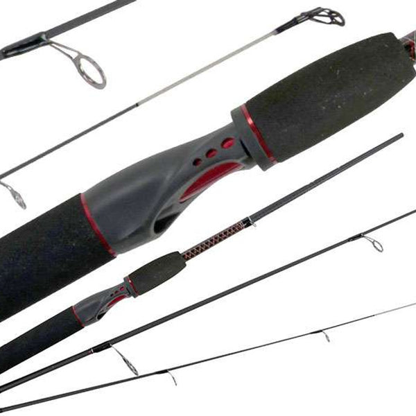 Shakespeare Ugly Stik GX2 Spinning Rod, 66, 4 Pc, Med 1/8-5/8 oz Lures, 6 Lb, 15 Lb Line, 6 Guides