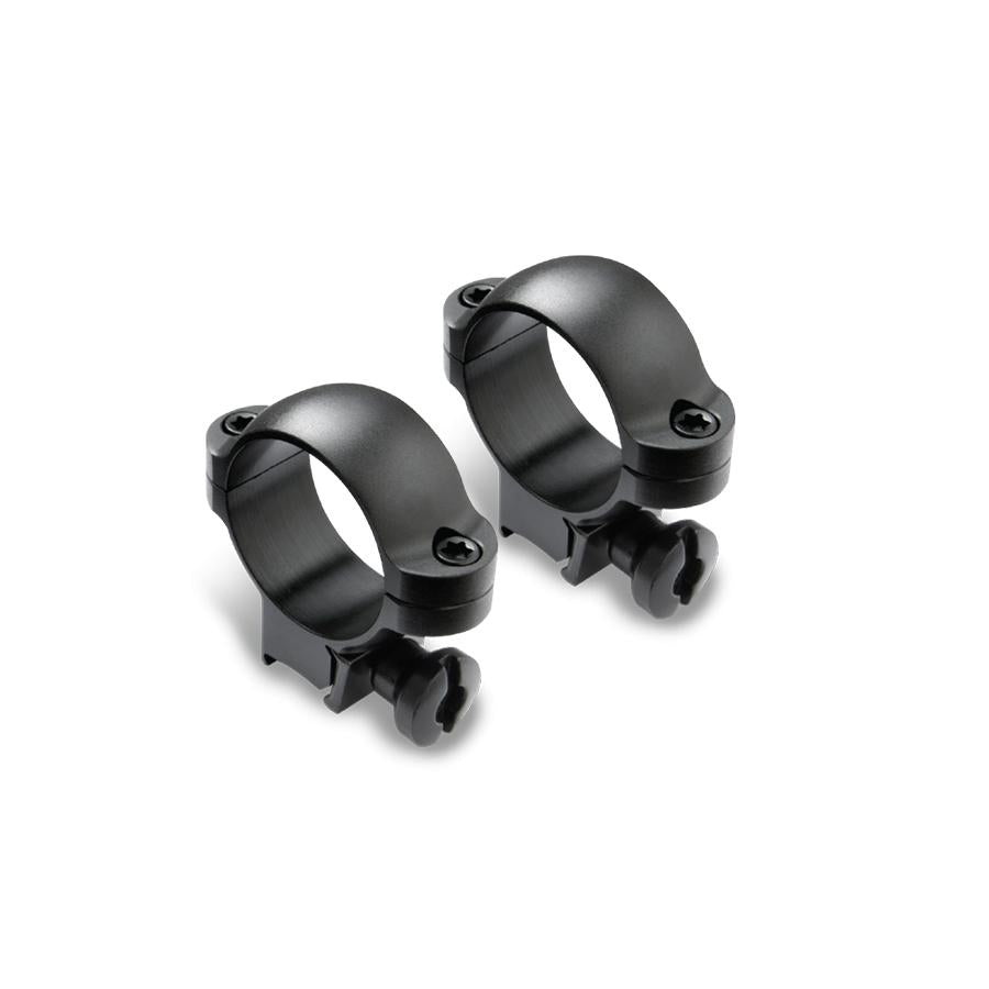 BURRIS- 1" RIMFIRE/AIRGUN RINGS - DELUXE STEEL - MED