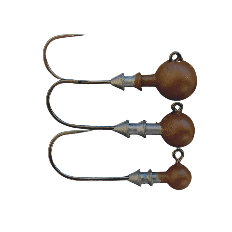 Great Lakes Finesse Stealth Ball Head Jig (3pk)