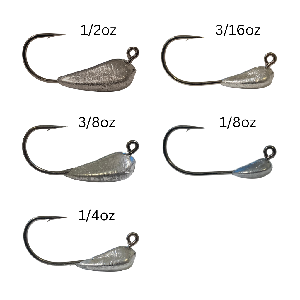 Great Lakes Finesse GLF 1.4" Mini Pro Tube Jig Head (4pk)