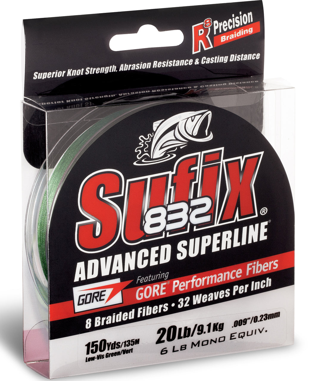 Sufix 832 Braided Fishing Line 40lb 150yd