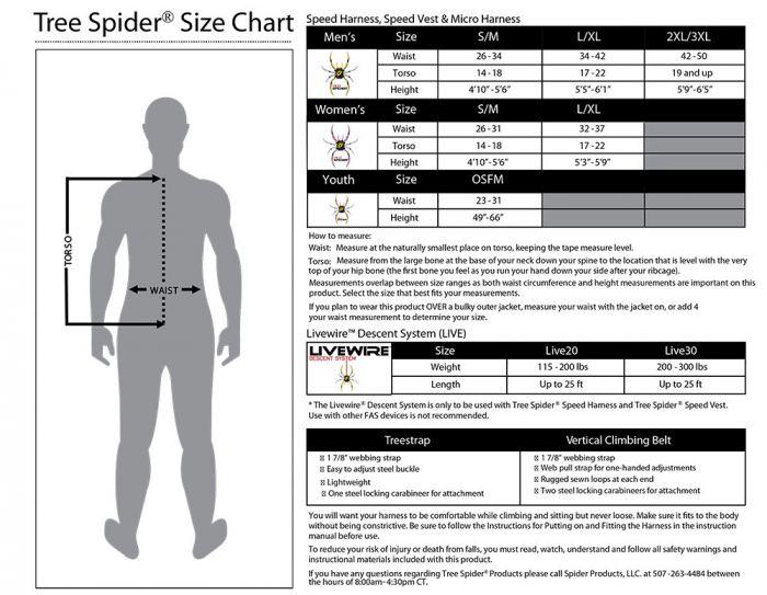 TREE SPIDER MICRO HARNESS