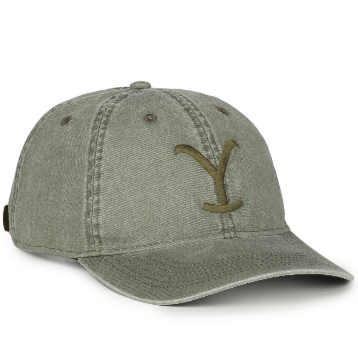 Outdoor Cap Yellowstone Logo Cap- Green with Y